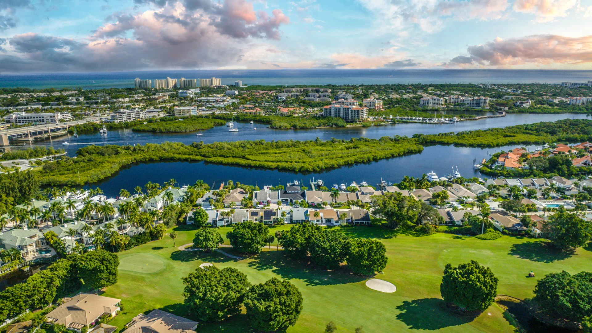 the sign at the entrance of Jonathan's Landing
